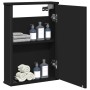 Armario con espejo de baño madera ingeniería negro 42x12x60 cm de , Tocadores - Ref: Foro24-842431, Precio: 56,20 €, Descuent...