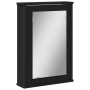 Armario con espejo de baño madera ingeniería negro 42x12x60 cm de , Tocadores - Ref: Foro24-842431, Precio: 56,20 €, Descuent...