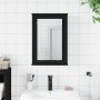Armario con espejo de baño madera ingeniería negro 42x12x60 cm de , Tocadores - Ref: Foro24-842431, Precio: 56,20 €, Descuent...