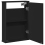 Armario con espejo de baño madera ingeniería negro 42x12x60 cm de , Tocadores - Ref: Foro24-842431, Precio: 56,20 €, Descuent...