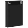 Armario con espejo de baño madera ingeniería negro 42x12x60 cm de , Tocadores - Ref: Foro24-842431, Precio: 56,20 €, Descuent...
