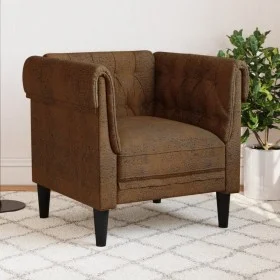Brauner Chesterfield-Sessel aus Stoff von , Sofas - Ref: Foro24-372546, Preis: 178,41 €, Rabatt: %
