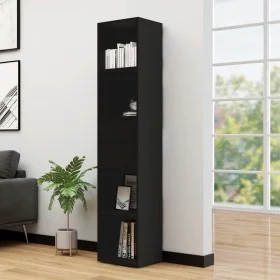 Black plywood shelving 36x30x171 cm by vidaXL, Bookcases and shelves - Ref: Foro24-802868, Price: 76,65 €, Discount: %