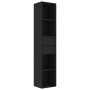 Estantería madera contrachapada negro 36x30x171 cm de vidaXL, Librerías y estanterías - Ref: Foro24-802868, Precio: 78,06 €, ...