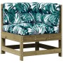 Juego de muebles jardín 8 pzas y cojines madera pino impregnada de , Conjuntos de jardín - Ref: Foro24-3250571, Precio: 853,6...