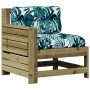 Juego de muebles jardín 8 pzas y cojines madera pino impregnada de , Conjuntos de jardín - Ref: Foro24-3250571, Precio: 853,6...
