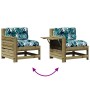 Juego de muebles jardín 8 pzas y cojines madera pino impregnada de , Conjuntos de jardín - Ref: Foro24-3250571, Precio: 853,6...