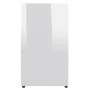 Armario de baño madera contrachapada blanco brillo 60x33x61 cm de vidaXL, Muebles de baño - Ref: Foro24-802576, Precio: 48,98...
