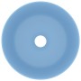 Lavabo de lujo redondo cerámica azul claro mate 40x15 cm de , Lavabos - Ref: Foro24-147011, Precio: 67,80 €, Descuento: %