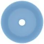 Luxuriöses rundes Waschbecken aus mattblauer Keramik, 40x15 cm. von , Sinkt - Ref: Foro24-147011, Preis: 66,80 €, Rabatt: %