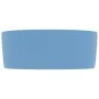 Lavabo de lujo redondo cerámica azul claro mate 40x15 cm by , Sinks - Ref: Foro24-147011, Price: 66,80 €, Discount: %
