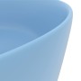 Lavabo de lujo redondo cerámica azul claro mate 40x15 cm de , Lavabos - Ref: Foro24-147011, Precio: 67,80 €, Descuento: %