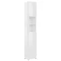 Armario baño madera contrachapada blanco brillo 32x25,5x190 cm de vidaXL, Muebles de baño - Ref: Foro24-802882, Precio: 85,92...