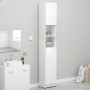 Armario baño madera contrachapada blanco brillo 32x25,5x190 cm de vidaXL, Muebles de baño - Ref: Foro24-802882, Precio: 87,27...