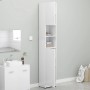 Armario baño madera contrachapada blanco brillo 32x25,5x190 cm de vidaXL, Muebles de baño - Ref: Foro24-802882, Precio: 87,27...