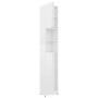 Armario baño madera contrachapada blanco brillo 32x25,5x190 cm de vidaXL, Muebles de baño - Ref: Foro24-802882, Precio: 87,27...
