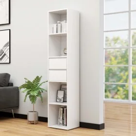 Plywood white bookshelf 36x30x171 cm by vidaXL, Bookcases and shelves - Ref: Foro24-802867, Price: 76,54 €, Discount: %