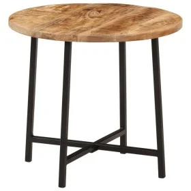 Eisen- und massiver Mangoholz-Couchtisch 45x45x40 cm von , Couchtisch - Ref: Foro24-371969, Preis: 50,89 €, Rabatt: %