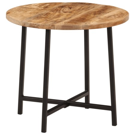 Mesa de centro hierro y madera maciza de mango 45x45x40 cm de , Mesas de centro - Ref: Foro24-371969, Precio: 51,84 €, Descue...