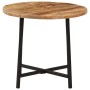Mesa de centro hierro y madera maciza de mango 45x45x40 cm de , Mesas de centro - Ref: Foro24-371969, Precio: 51,84 €, Descue...
