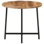 Mesa de centro hierro y madera maciza de mango 45x45x40 cm by , Coffee table - Ref: Foro24-371969, Price: 50,89 €, Discount: %