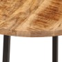 Mesa de centro hierro y madera maciza de mango 45x45x40 cm de , Mesas de centro - Ref: Foro24-371969, Precio: 51,84 €, Descue...