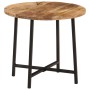 Mesa de centro hierro y madera maciza de mango 45x45x40 cm de , Mesas de centro - Ref: Foro24-371969, Precio: 51,84 €, Descue...