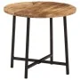 Mesa de centro hierro y madera maciza de mango 45x45x40 cm by , Coffee table - Ref: Foro24-371969, Price: 50,89 €, Discount: %