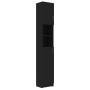 Armario de baño madera contrachapada negro 32x25,5x190 cm de vidaXL, Muebles de baño - Ref: Foro24-802877, Precio: 72,56 €, D...