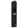 Armario de baño madera contrachapada negro 32x25,5x190 cm de vidaXL, Muebles de baño - Ref: Foro24-802877, Precio: 68,27 €, D...