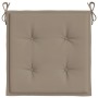 Cojines de silla de jardín 6 uds tela Oxford taupé 40x40x3 cm de , Cojines para sillas y sofás - Ref: Foro24-314019, Precio: ...