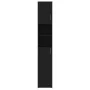 Armario de baño madera contrachapada negro 32x25,5x190 cm de vidaXL, Muebles de baño - Ref: Foro24-802877, Precio: 68,27 €, D...
