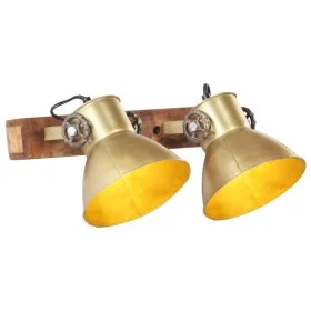 Lámpara de pared industrial latón 45x25 cm E27 de vidaXL, Lámparas - Ref: Foro24-320508, Precio: 67,48 €, Descuento: %