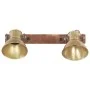 Lámpara de pared industrial latón 45x25 cm E27 de vidaXL, Lámparas - Ref: Foro24-320508, Precio: 67,48 €, Descuento: %