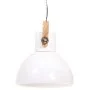 Lámpara colgante industrial 25 W blanca redonda 40 cm E27 de vidaXL, Lámparas - Ref: Foro24-320538, Precio: 78,82 €, Descuent...