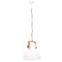 Lámpara colgante industrial 25 W blanca redonda 40 cm E27 de vidaXL, Lámparas - Ref: Foro24-320538, Precio: 81,18 €, Descuent...