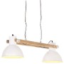 Lámpara colgante industrial 25 W blanca 109 cm E27 de vidaXL, Lámparas - Ref: Foro24-320528, Precio: 90,63 €, Descuento: %