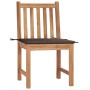 Sillas de jardín 2 unidades madera maciza de teca con cojines de , Sillas de jardín - Ref: Foro24-3062924, Precio: 244,02 €, ...