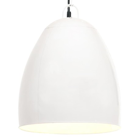 Lámpara colgante industrial redonda 25 W blanca 42 cm E27 de vidaXL, Lámparas - Ref: Foro24-320558, Precio: 50,37 €, Descuent...