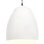 Lámpara colgante industrial redonda 25 W blanca 42 cm E27 de vidaXL, Lámparas - Ref: Foro24-320558, Precio: 49,99 €, Descuent...
