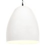 Lámpara colgante industrial redonda 25 W blanca 42 cm E27 de vidaXL, Lámparas - Ref: Foro24-320558, Precio: 50,37 €, Descuent...