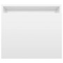 Mesa de centro madera contrachapada blanco brillo 100x48x40 cm de vidaXL, Mesas de centro - Ref: Foro24-802918, Precio: 62,24...