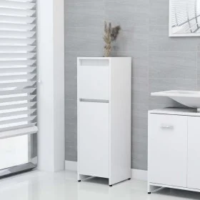 Badezimmerschrank aus weißem Sperrholz, 30 x 30 x 95 cm von vidaXL, Badezimmermöbel - Ref: Foro24-802660, Preis: 55,41 €, Rab...