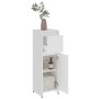 Armario de baño madera contrachapada blanco 30x30x95 cm de vidaXL, Muebles de baño - Ref: Foro24-802660, Precio: 54,61 €, Des...