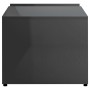 Mesa de centro madera contrachapada gris brillante 90x45x35 cm de vidaXL, Mesas de centro - Ref: Foro24-802929, Precio: 41,01...