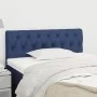 Cabecero de tela azul 100x7x78/88 cm de , Cabeceros y pies de cama - Ref: Foro24-346332, Precio: 40,89 €, Descuento: %