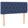 Cabecero de tela azul 100x7x78/88 cm de , Cabeceros y pies de cama - Ref: Foro24-346332, Precio: 41,36 €, Descuento: %