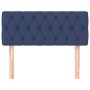 Cabecero de tela azul 100x7x78/88 cm de , Cabeceros y pies de cama - Ref: Foro24-346332, Precio: 41,36 €, Descuento: %