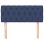 Cabecero de tela azul 100x7x78/88 cm de , Cabeceros y pies de cama - Ref: Foro24-346332, Precio: 40,89 €, Descuento: %