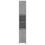 Armario de baño contrachapada gris hormigón 30x30x183,5 cm de vidaXL, Muebles de baño - Ref: Foro24-802673, Precio: 83,51 €, ...